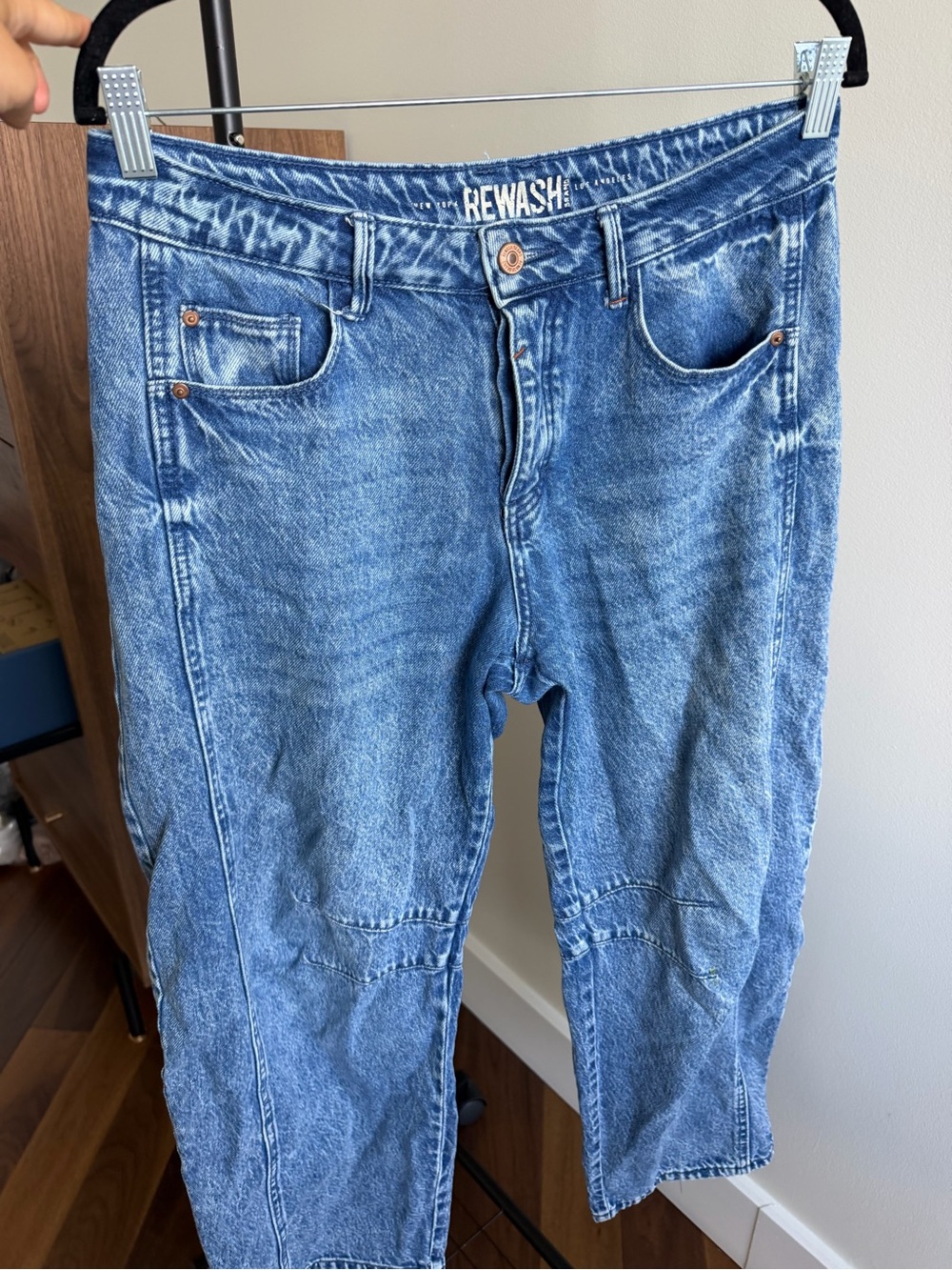 Rewash Acid Wash Boyfriend Jeans Size 30
